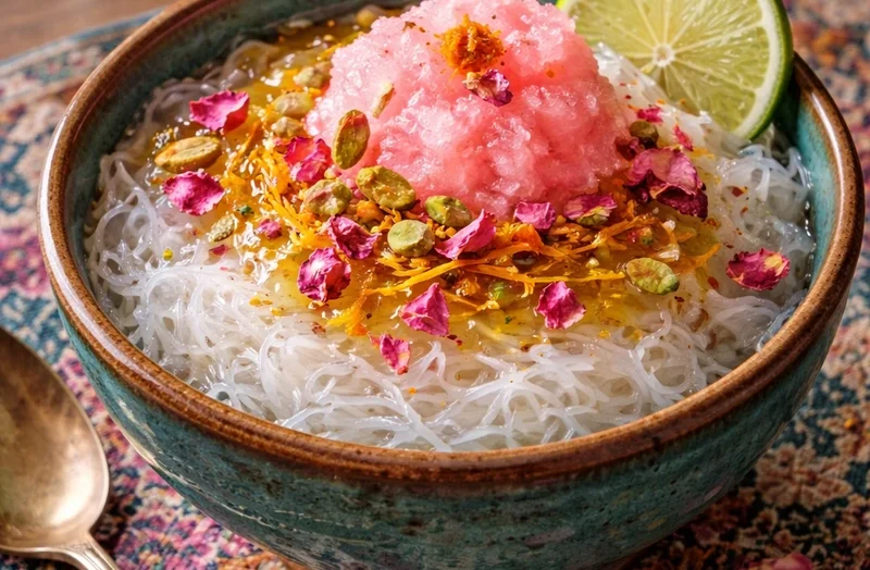 آموزش تهیه فالوده شیرازی
