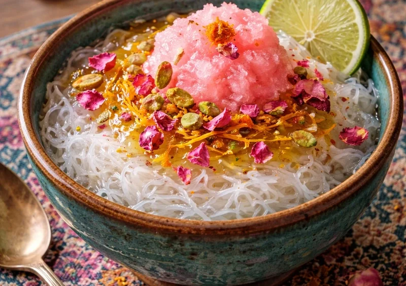 آموزش تهیه فالوده شیرازی